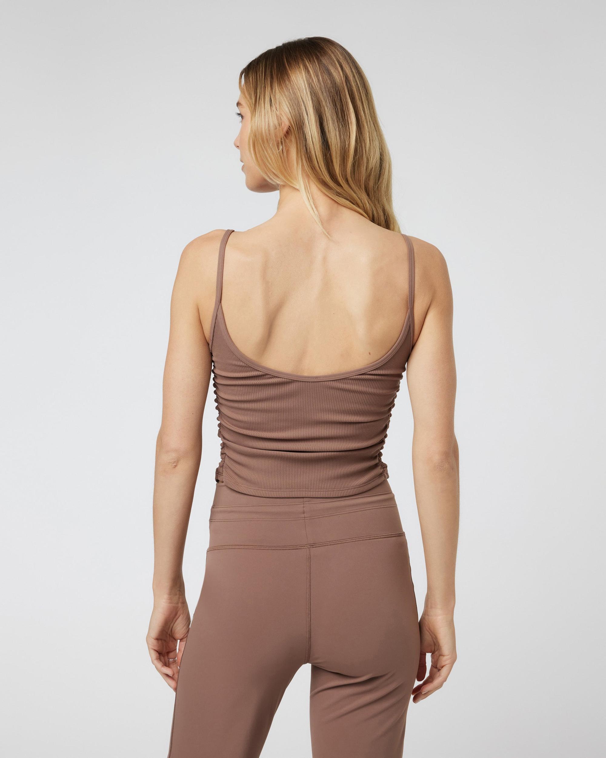 Rib Ruched Tank Product Image