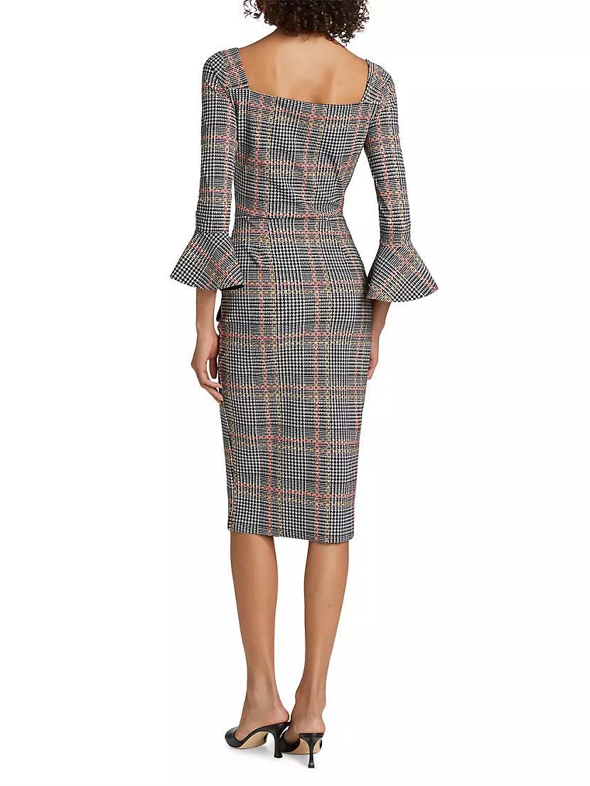 Astra Plaid Cocktail Dress Product Image