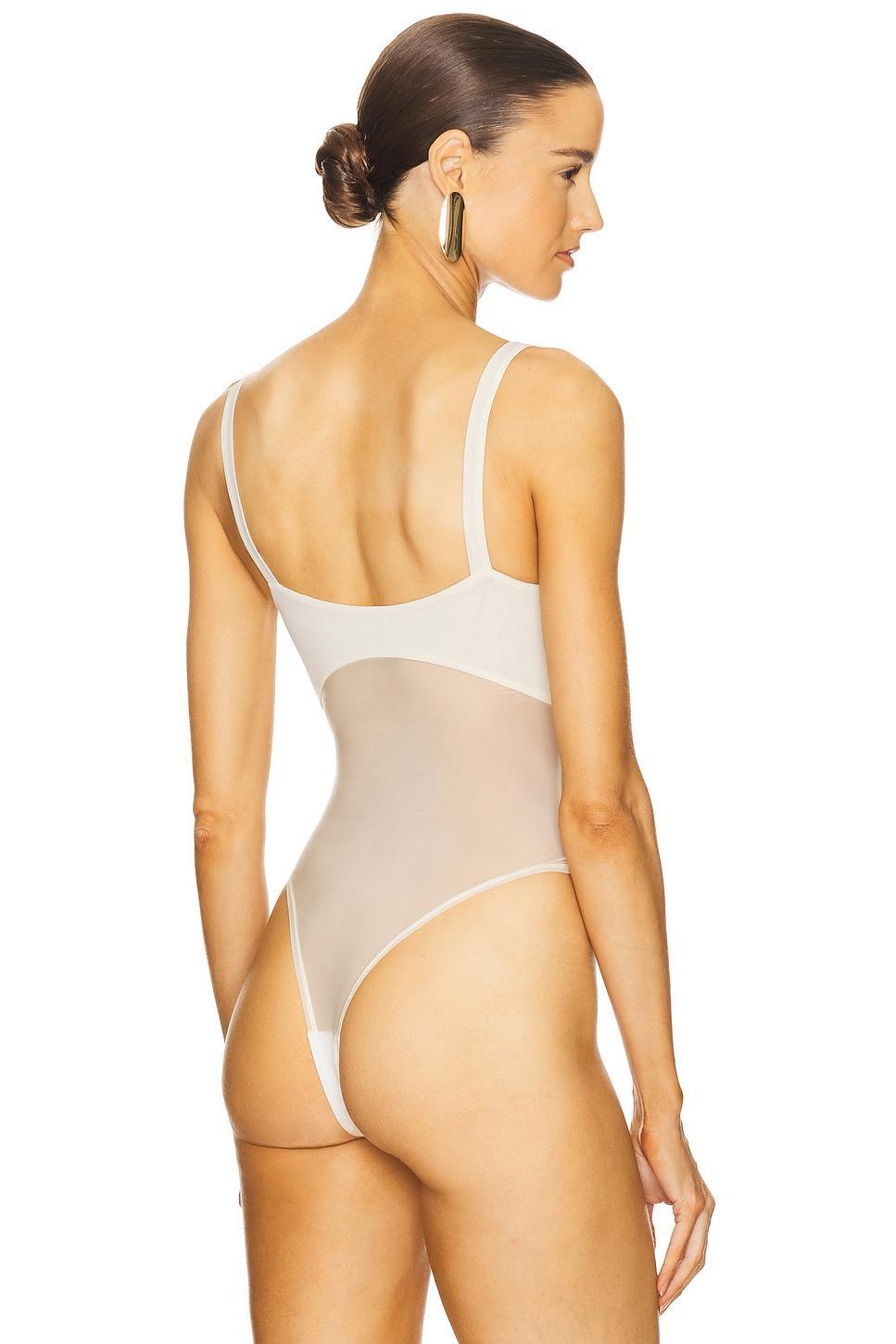 Sheer Knit Bodysuit Helsa Product Image