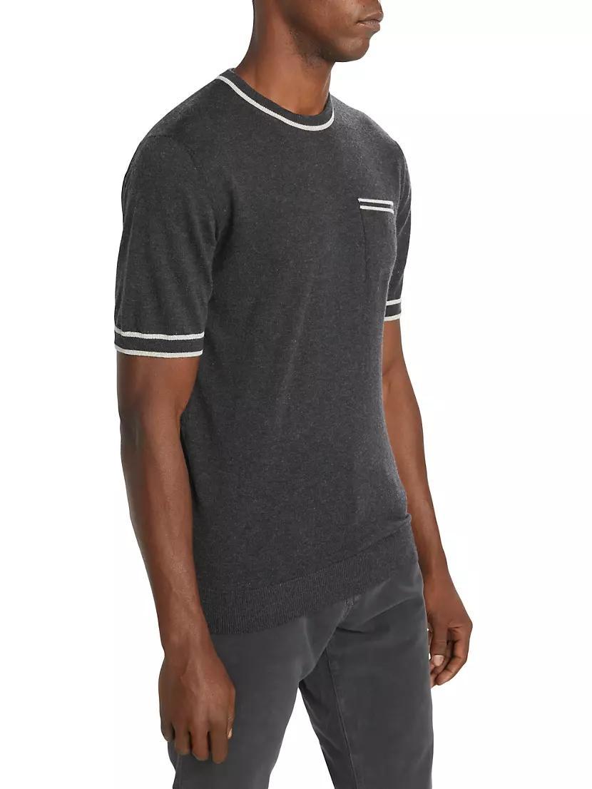 Mens Slim-Fit Knit Crewneck T-Shirt Product Image