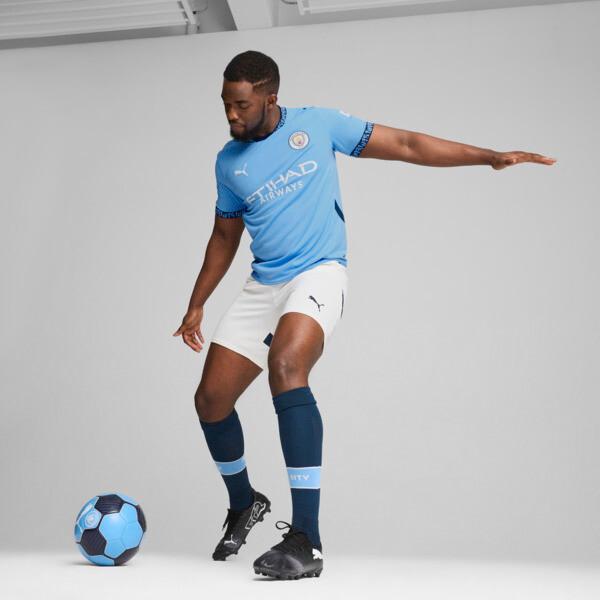 PUMA Manchester City 24/25 Men's Replica Home Soccer Jersey in Team Light Blue/Marine Blue Product Image
