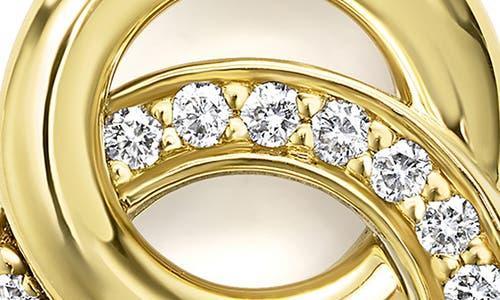 LAGOS Signature Caviar Two-tone Interlocking Diamond Pendant Product Image