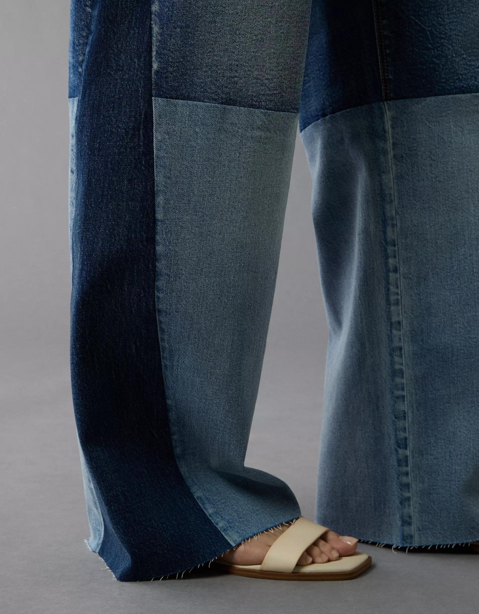 AE Stretch Low-Rise Baggy Wide-Leg Jean Product Image