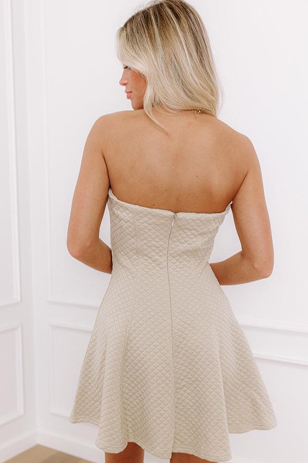 Espresso Martini Quilted Mini Dress Product Image
