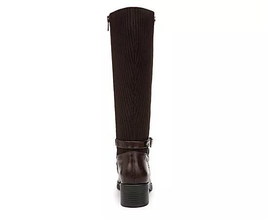 LifeStride Brittany Women's Tall Riding Boots in Regular and Wide Calf, Size: 10 Wide, Brown Product Image