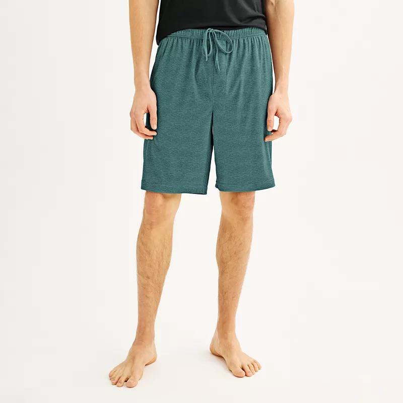 Men's Sonoma Goods For Life® Supersoft Pajama Shorts, Size: Medium, Light Gray Space Dye Product Image