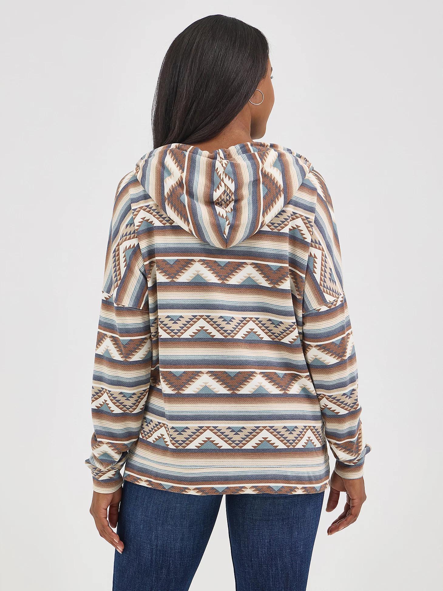 Women's Wrangler Geometric Relaxed Pullover Hoodie | Women's TOPS | Wrangler® Product Image