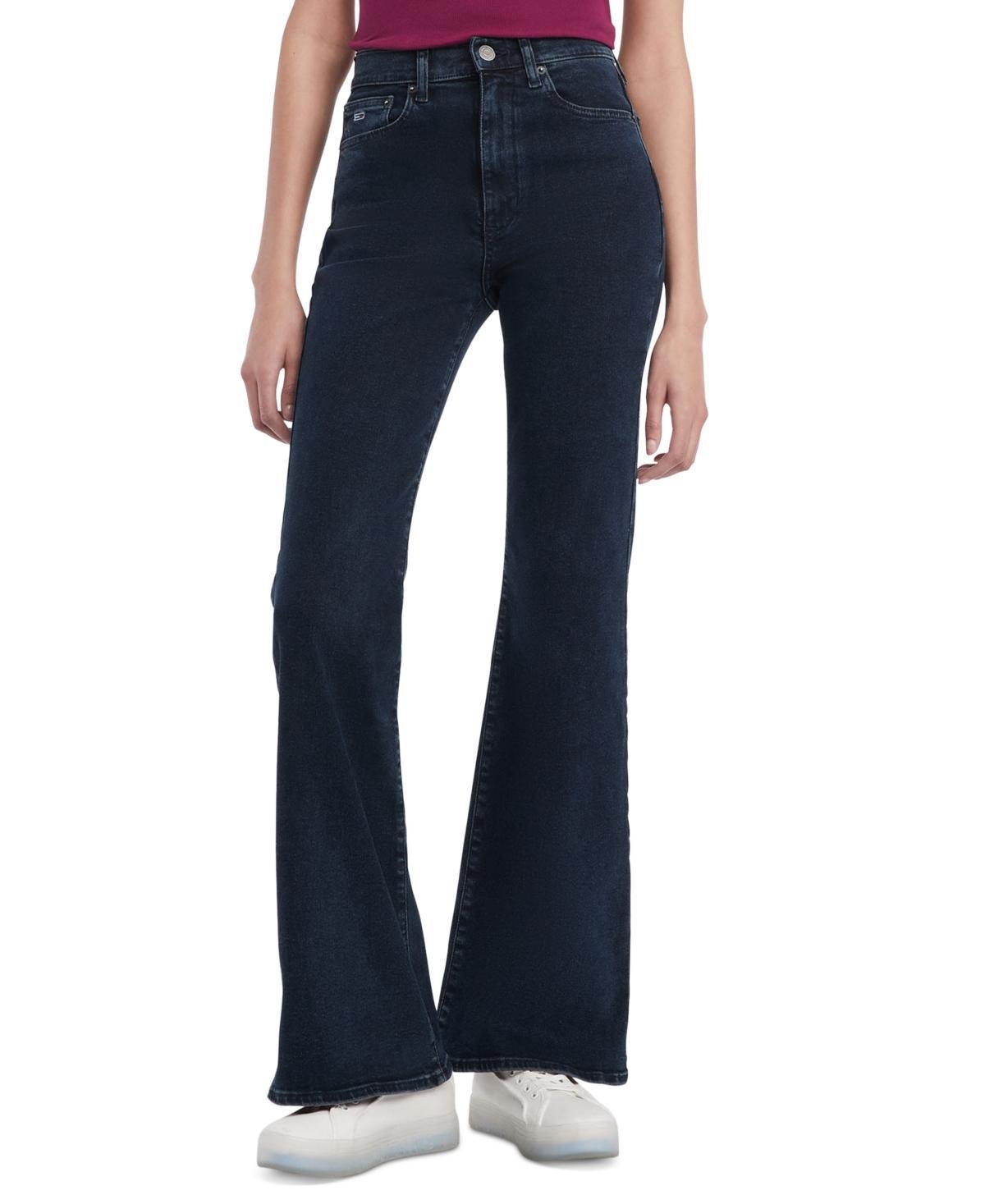 Tommy Jeans Womens Sylvia High-Rise Flare Jeans Product Image