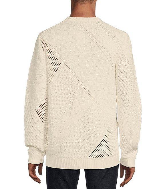 Murano Inflorescence Collection Solid Textured Sweater Product Image