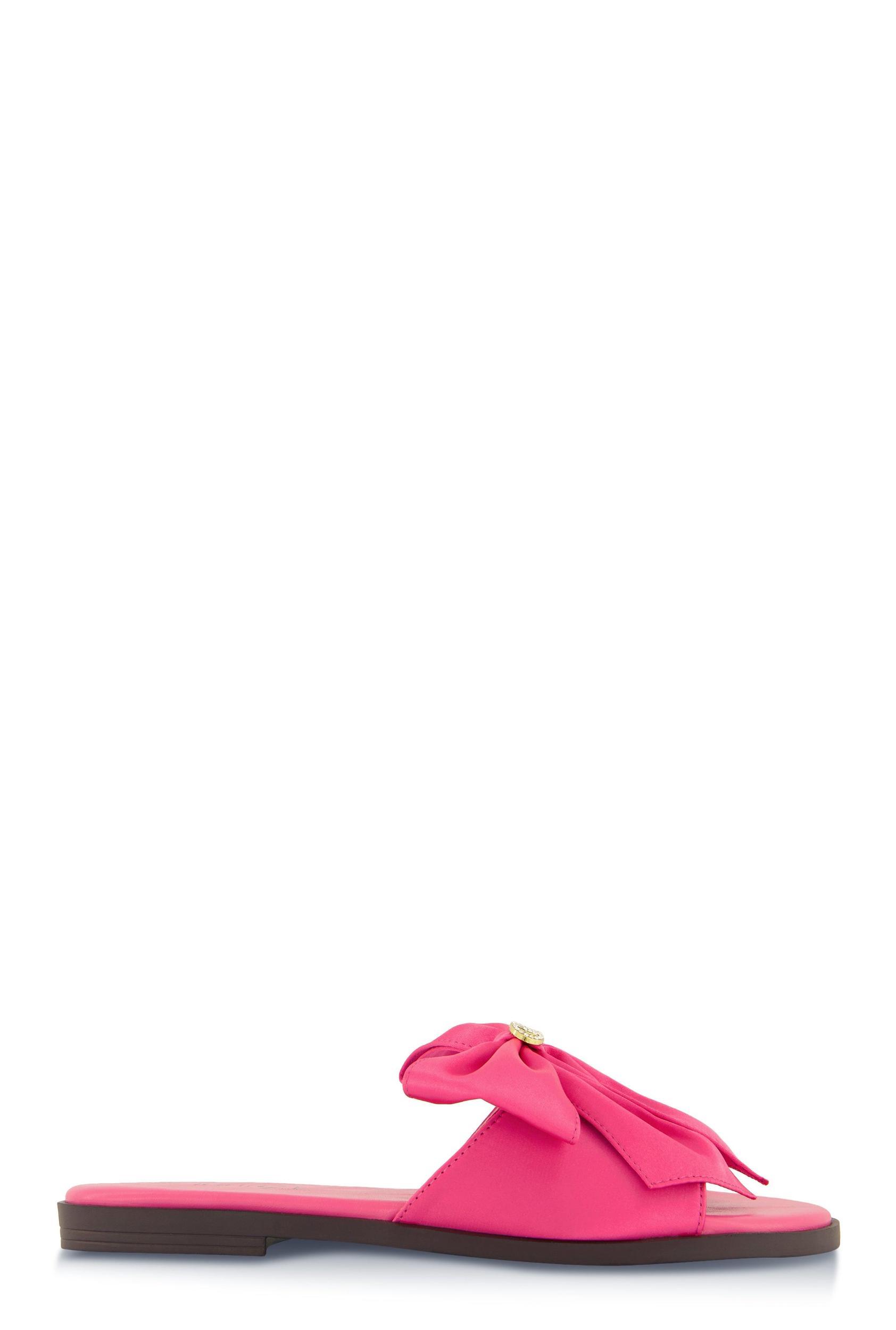 Womens Bow Band Open Toe Slide Sandals Product Image