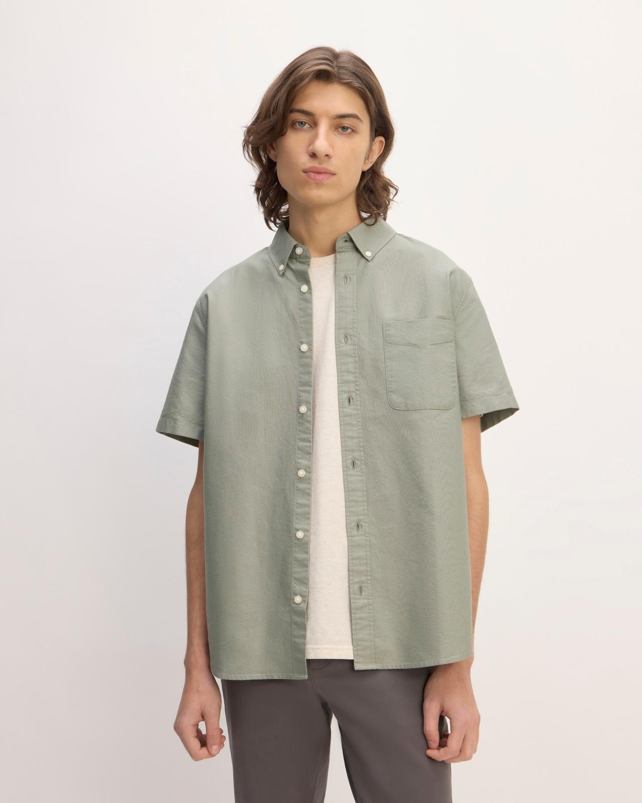 The Organic Short Sleeve Oxford Shirt Product Image