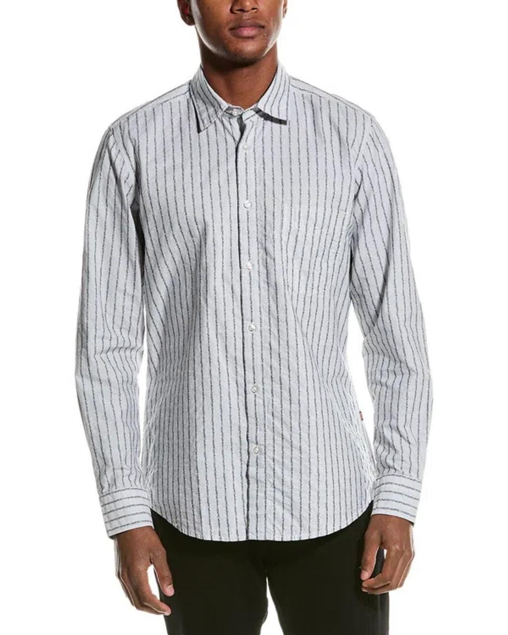 HUGO BOSS Boss  Remiton Regular Fit Shirt In White Product Image