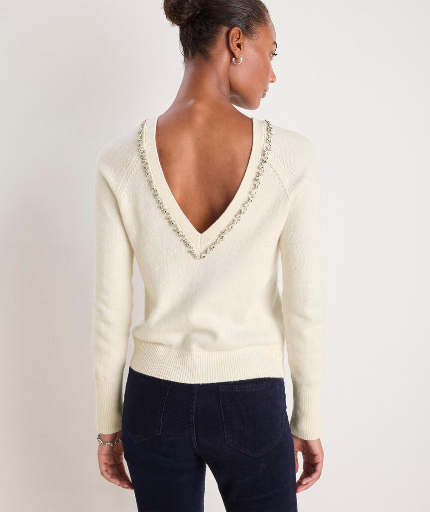 Rhinestone Embellished Sweater Product Image