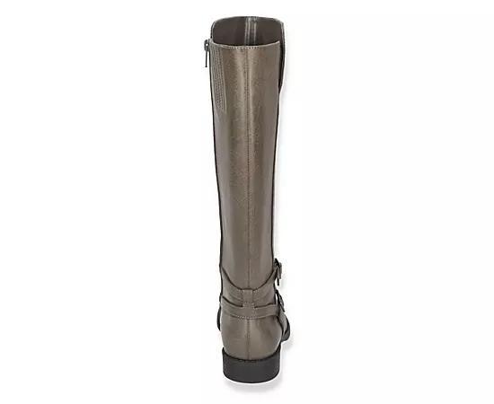 Easy Street Bay Plus Plus by Easy Street Women's Wide Athletic Calf Tall Boots, Size: 9, Black Product Image