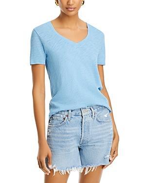 Atm Anthony Thomas Melillo Short Sleeve V-Neck Tee Product Image