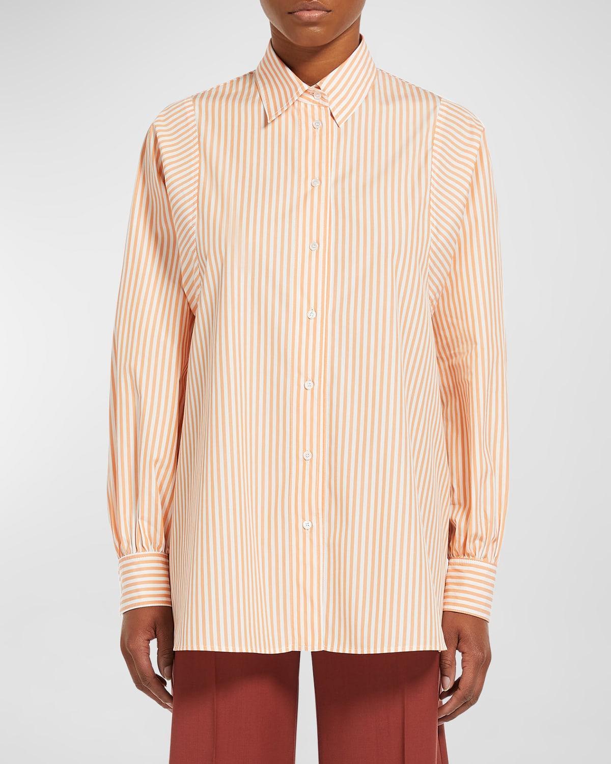 Womens Fufy Striped Button-Up Shirt Product Image