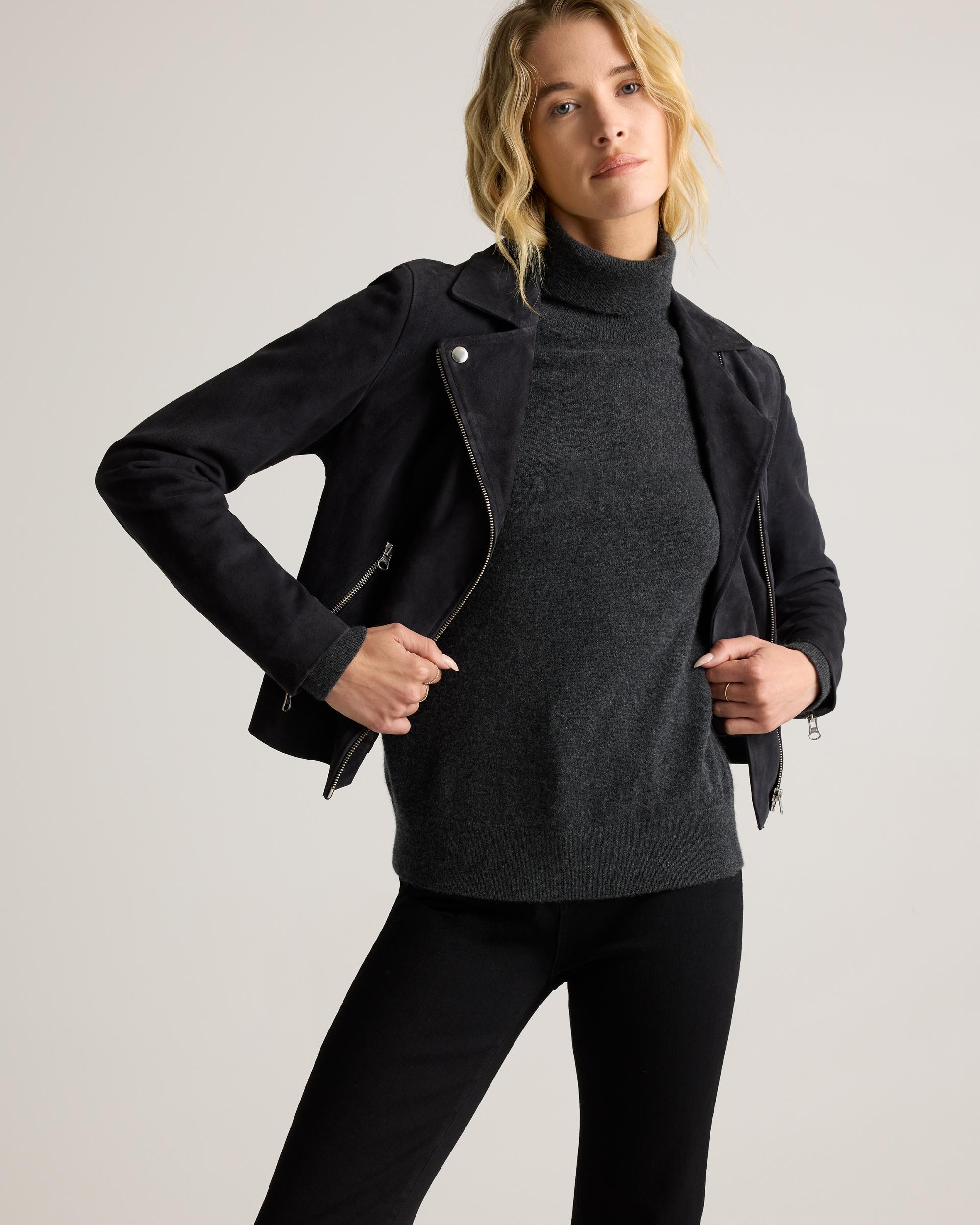 Quince | Women's Mongolian Cashmere Turtleneck Sweater Size XL Product Image