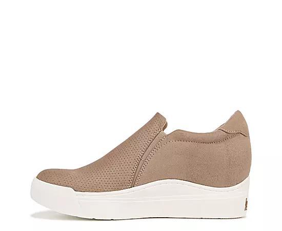 Dr. Scholls Time Off Wedge Womens Wedge Sneakers Toasted Brown Product Image