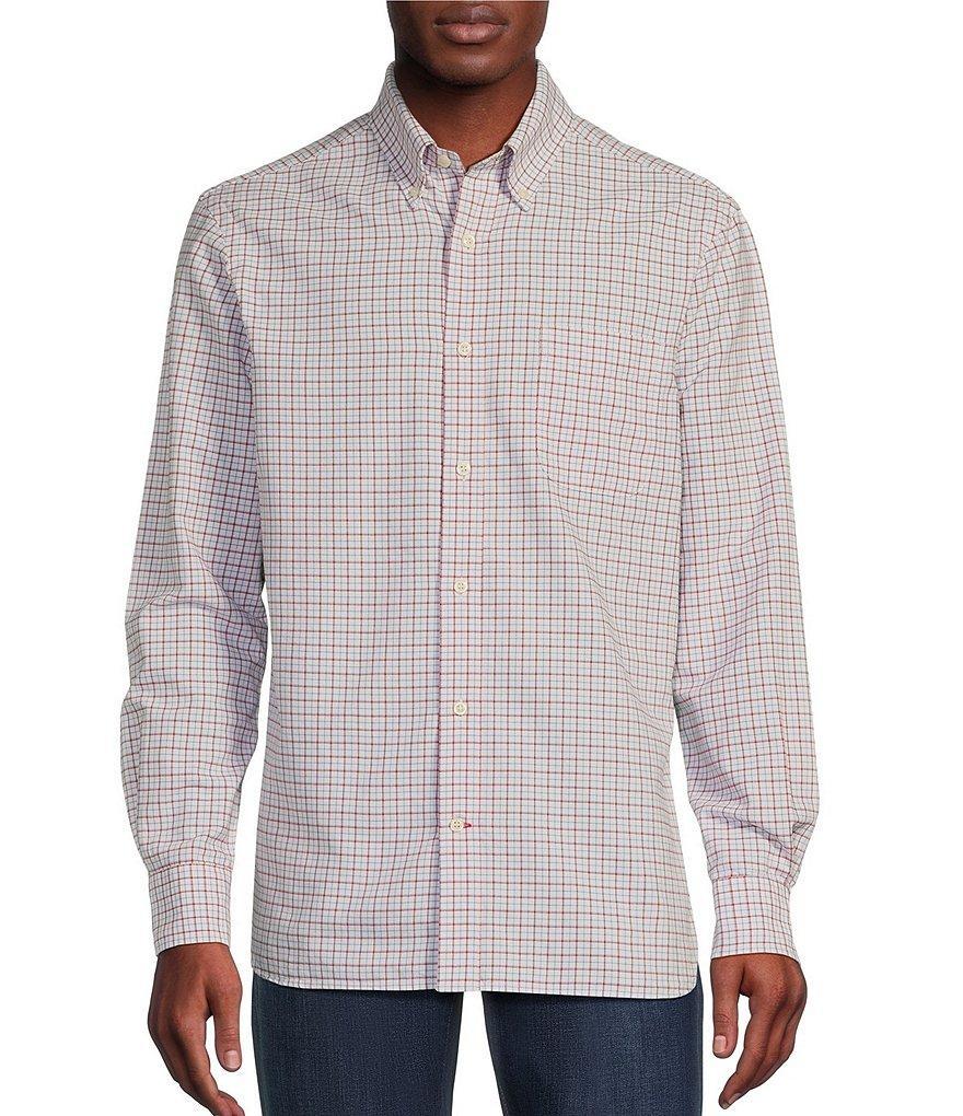 Cremieux Blue Label Classic Fit Plaid Oxford Long Sleeve Woven Shirt Product Image
