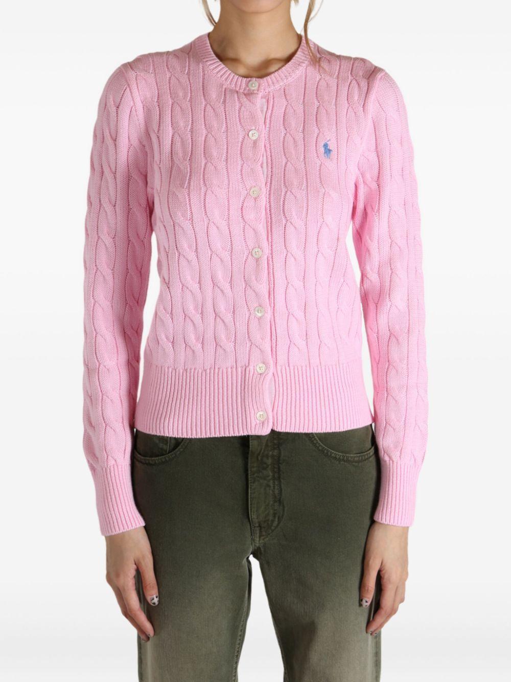 cable-knit cardigan Product Image