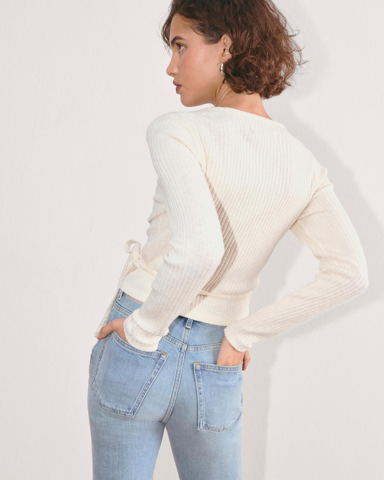 The Cozy Rib Wrap Top Product Image
