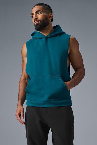 Renown Sleeveless Hoodie - Oceanic Teal Product Image