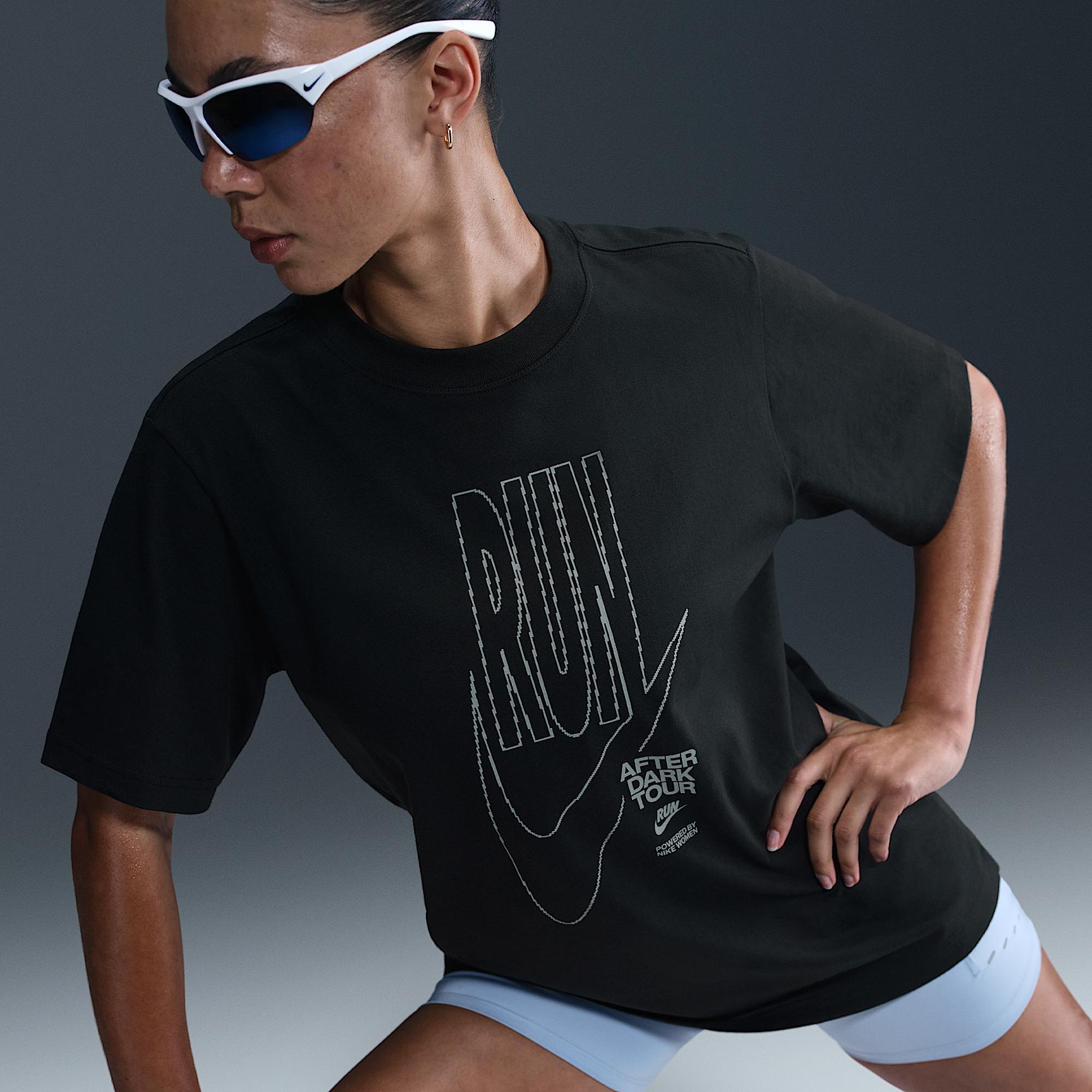 Nike After Dark Tour Women's Oversized Short-Sleeve Graphic T-Shirt Product Image