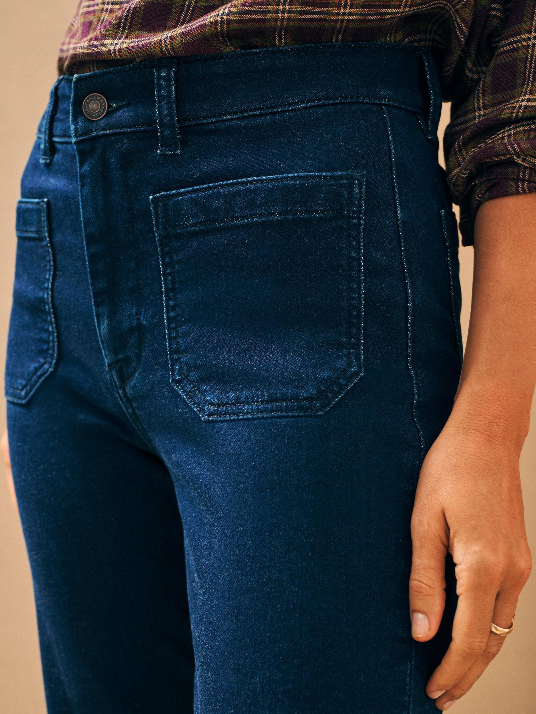 Stretch Terry Patch Pocket Pant - Clermont Wash Female Product Image