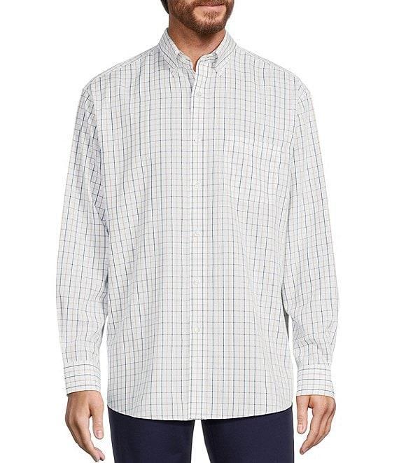 Gold Label Roundtree & Yorke Non-Iron Long Sleeve Windowpane Sport Shirt Product Image