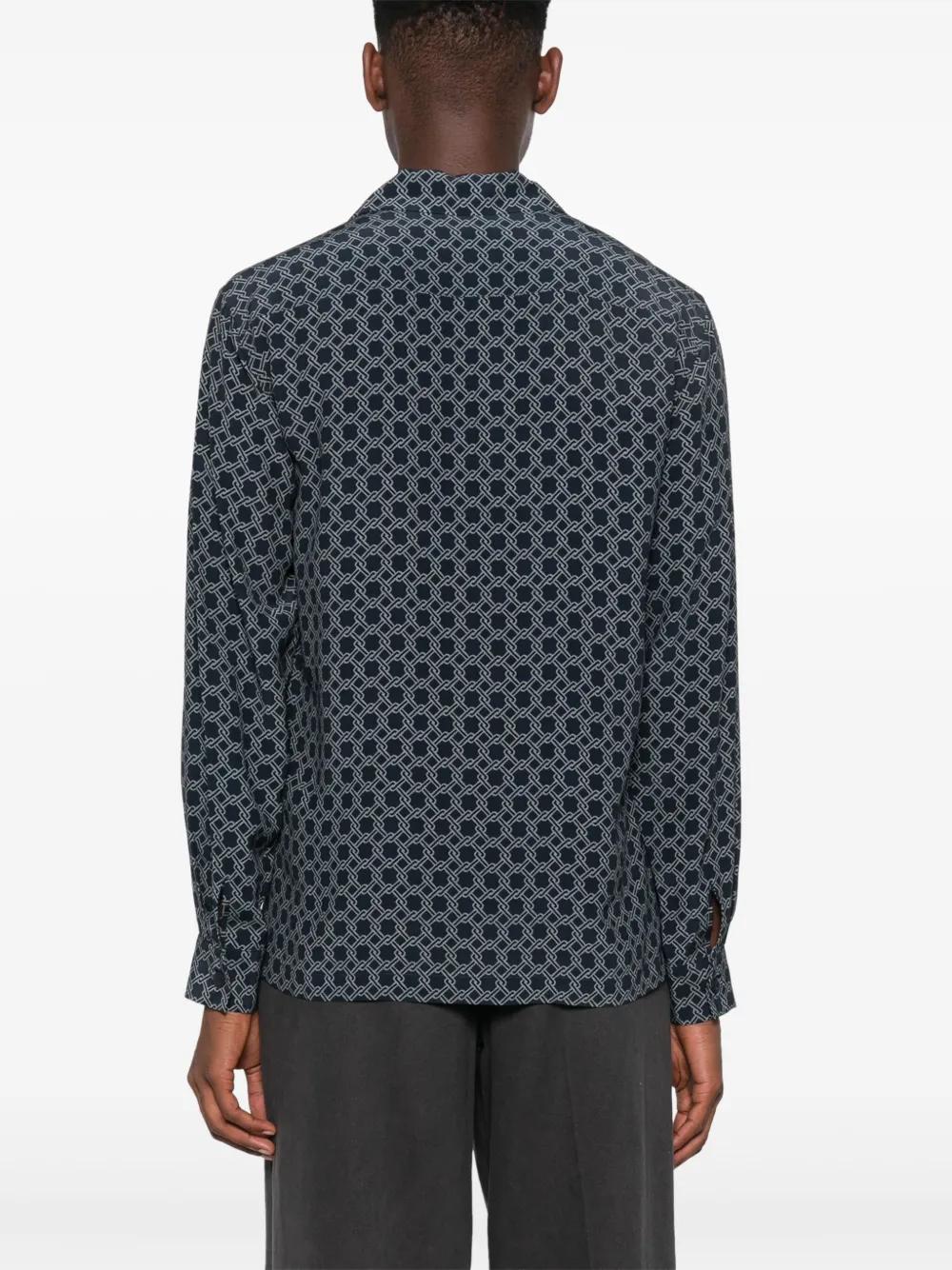 Fence-print shirt Product Image