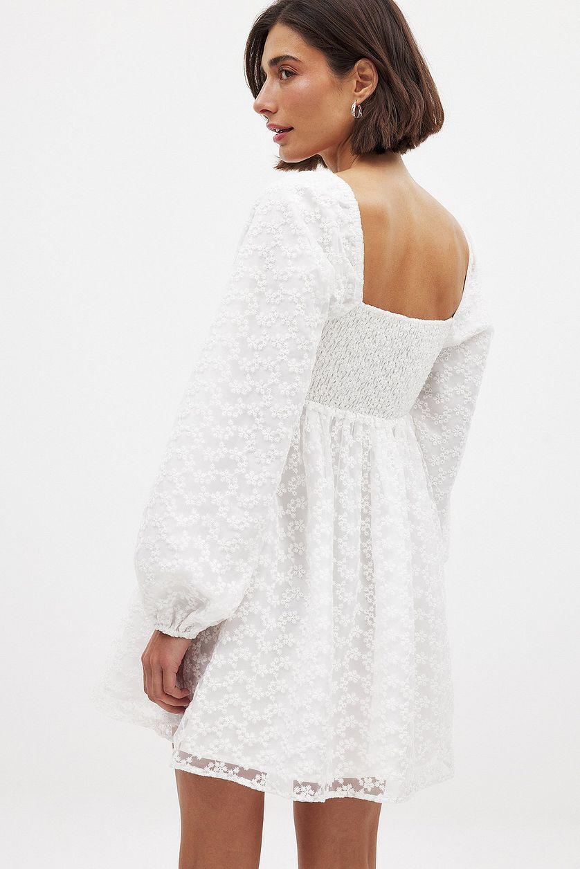 Balloon Sleeve Mini Dress Product Image