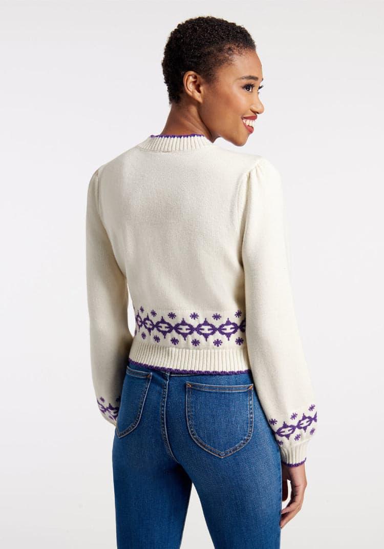 Don't Make Me Mad Mock Neck Sweater Product Image