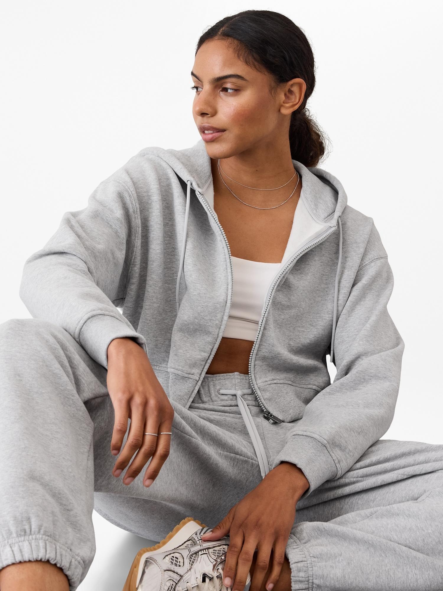 Forever Fleece Crop Full Zip Product Image