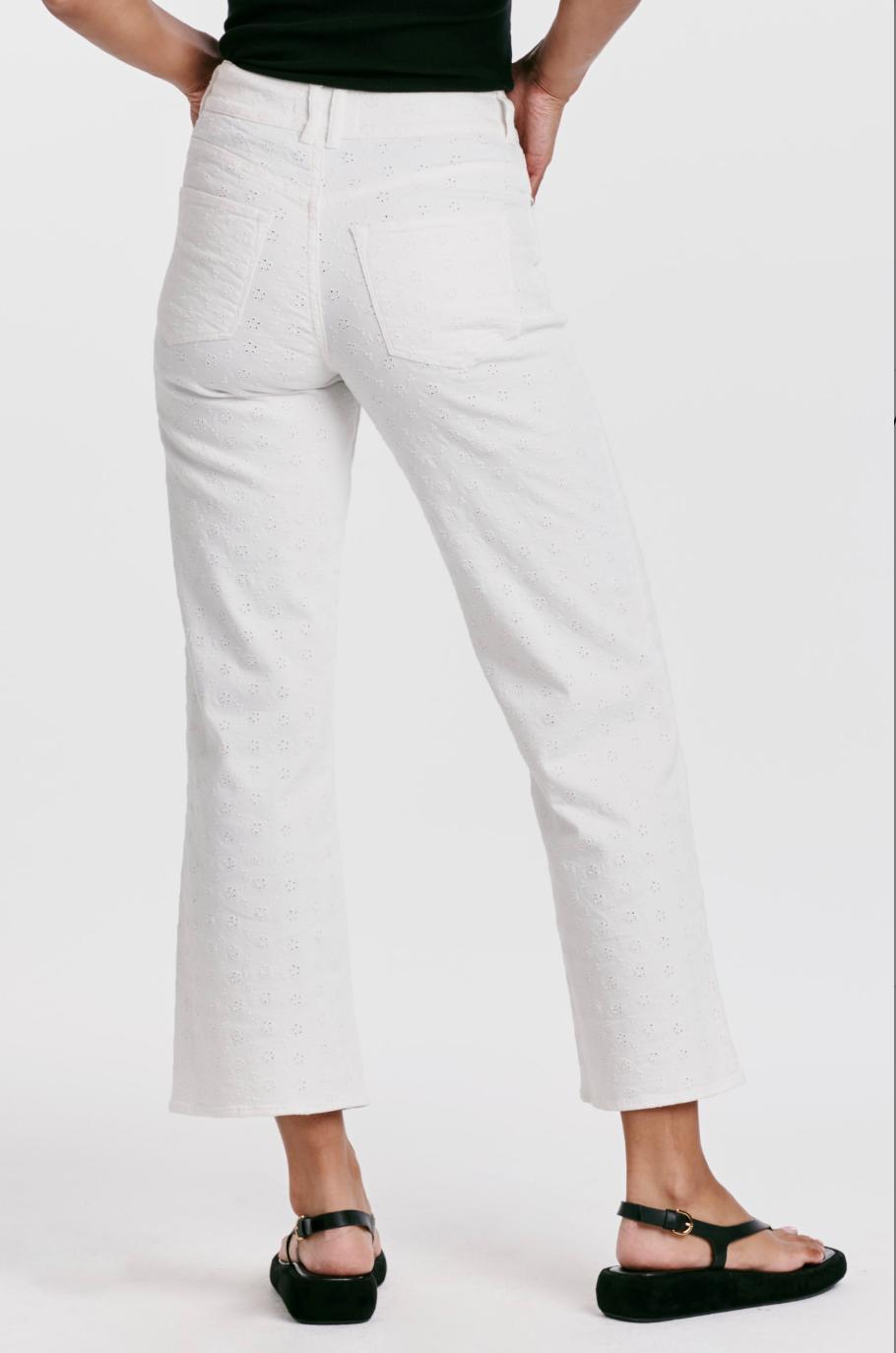 Holly Eyelet Jeans Product Image