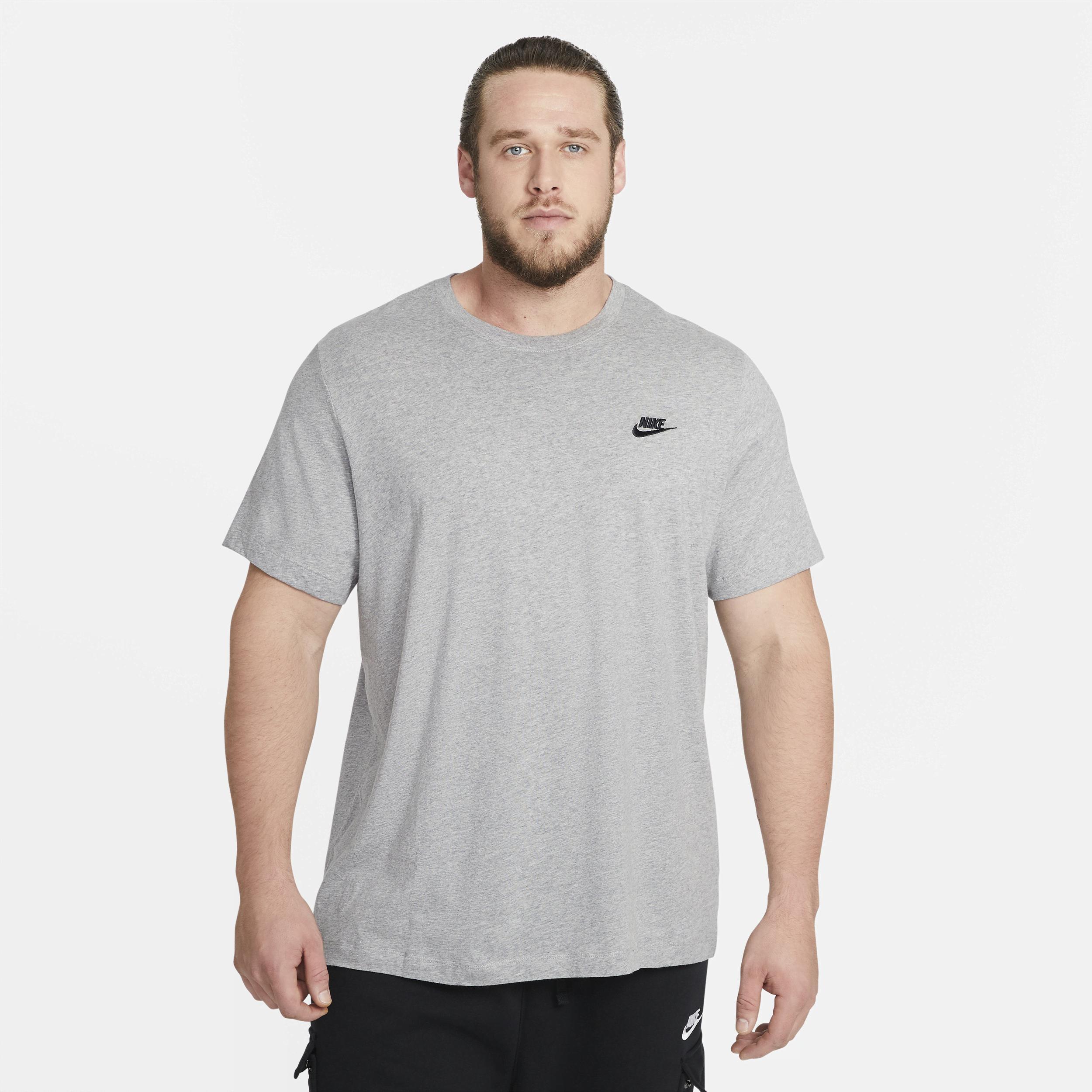 Big & Tall Nike Sportswear Club Tee, Mens Dark Gray Grey Product Image