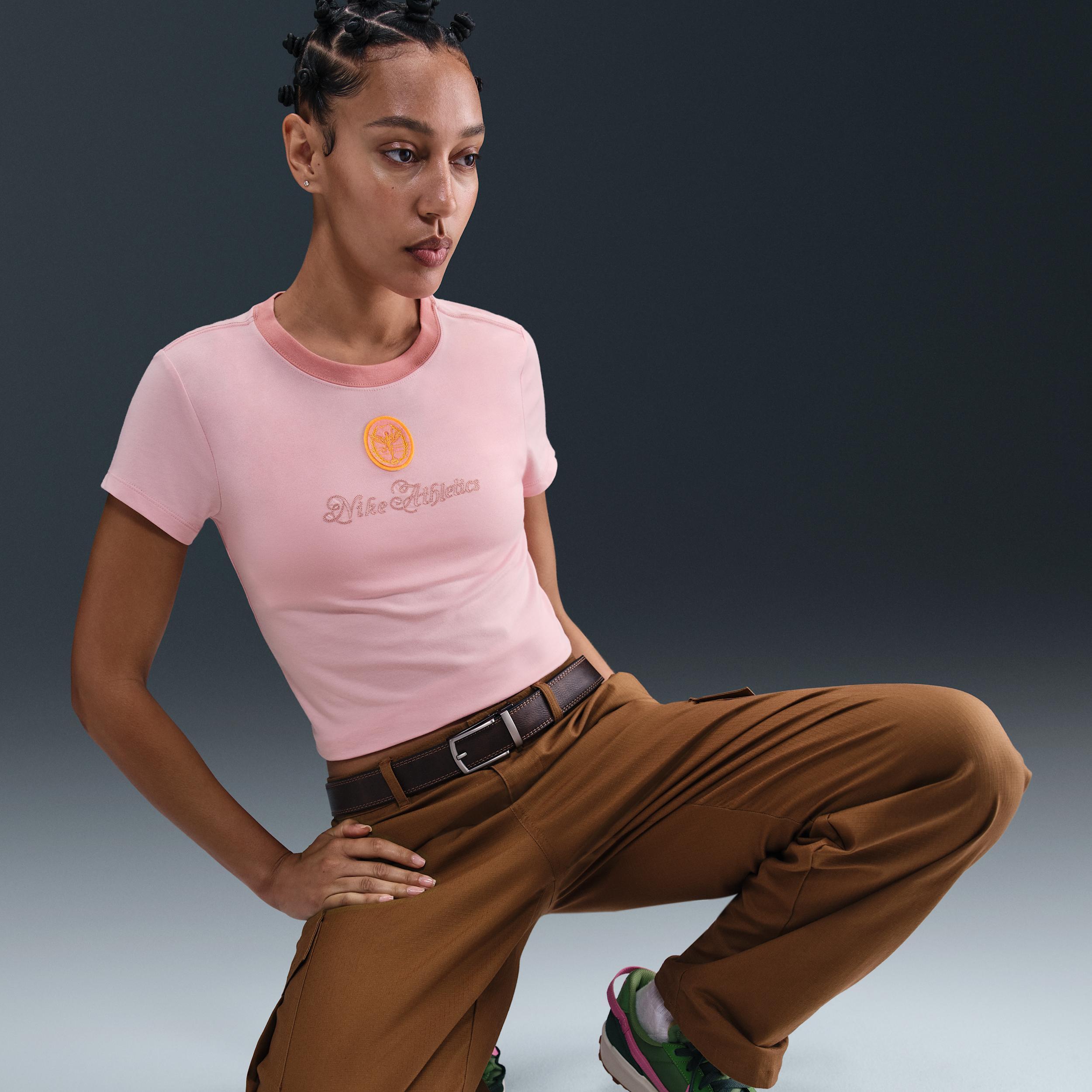 Women's Nike Sportswear Chill Knit Slim Cropped Graphic T-Shirt Product Image