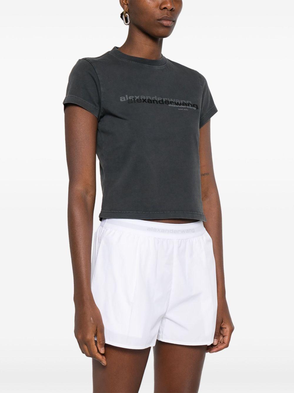 logo-print cotton T-shirt Product Image