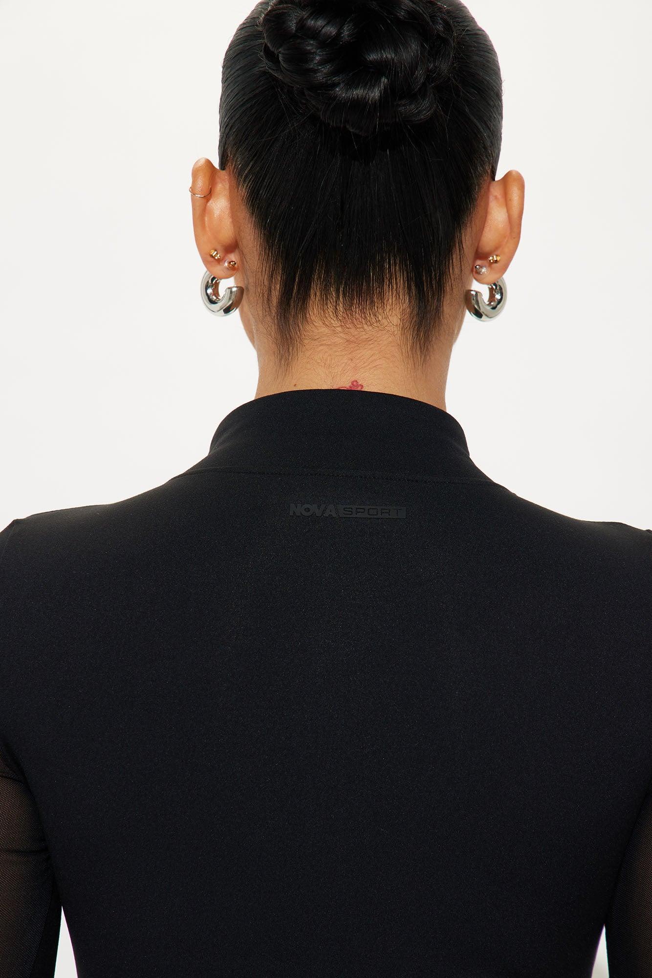 Jolie Super Soft Active Top - Black Product Image