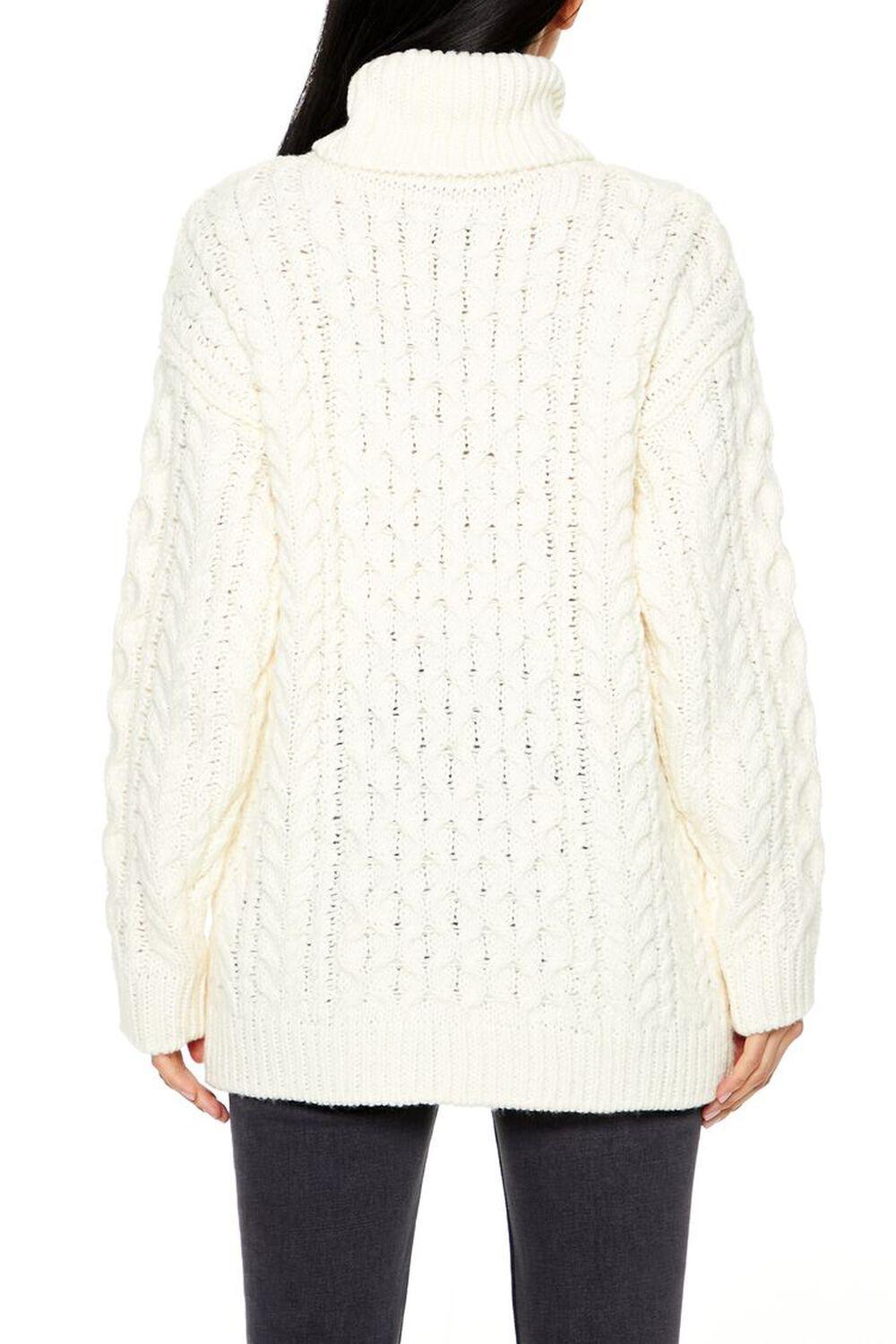 Cable Knit Turtleneck Sweater | Forever 21 Product Image