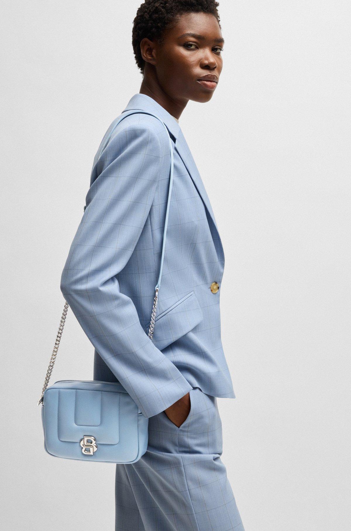 Quilted crossbody bag with Double B monogram hardware Product Image