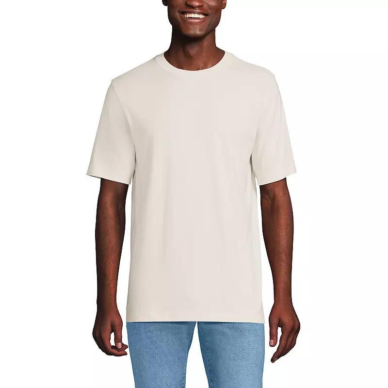 Men's Lands' End Super-T Short Sleeve T-Shirt, Size: Large, Rich Red Product Image