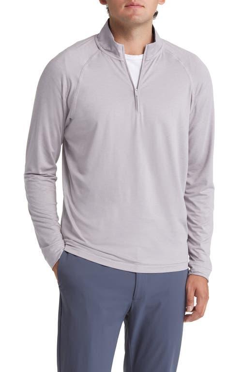 johnnie-O Freeborne Performance 1/4 Zip (Seal) Men's Sweater Product Image