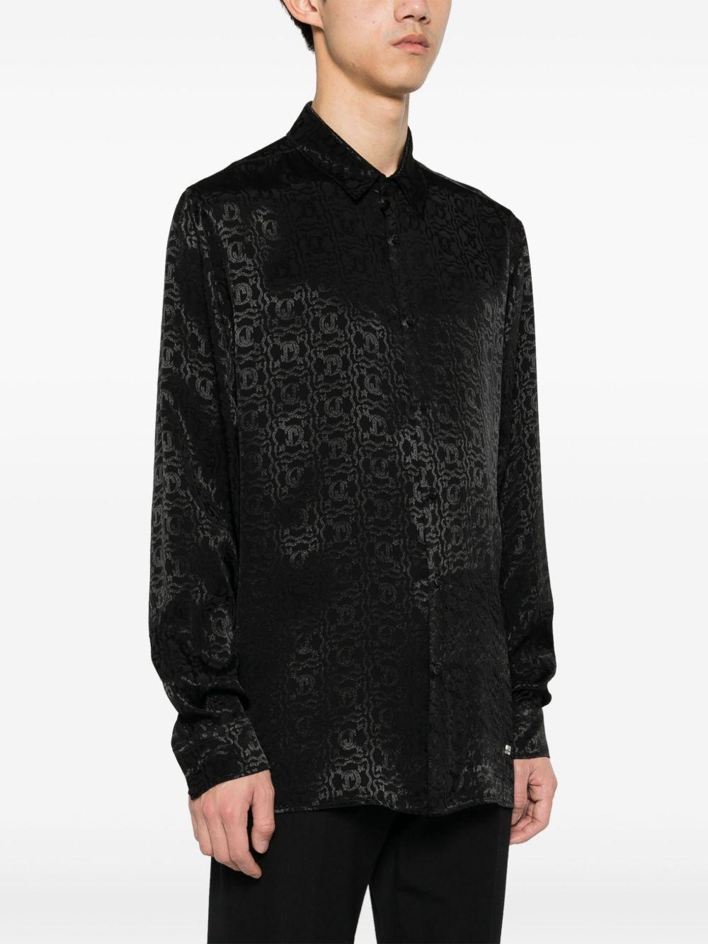 logo-jacquard shirt Product Image