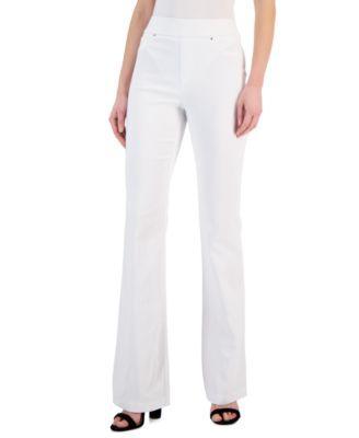 I.n.c. International Concepts Womens High-Rise Pull-On Flare-Leg Pants, Created for Macys Product Image
