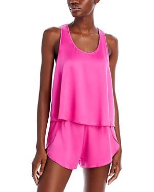 Womens Washable Silk Tulip-Back Pajama Set Product Image