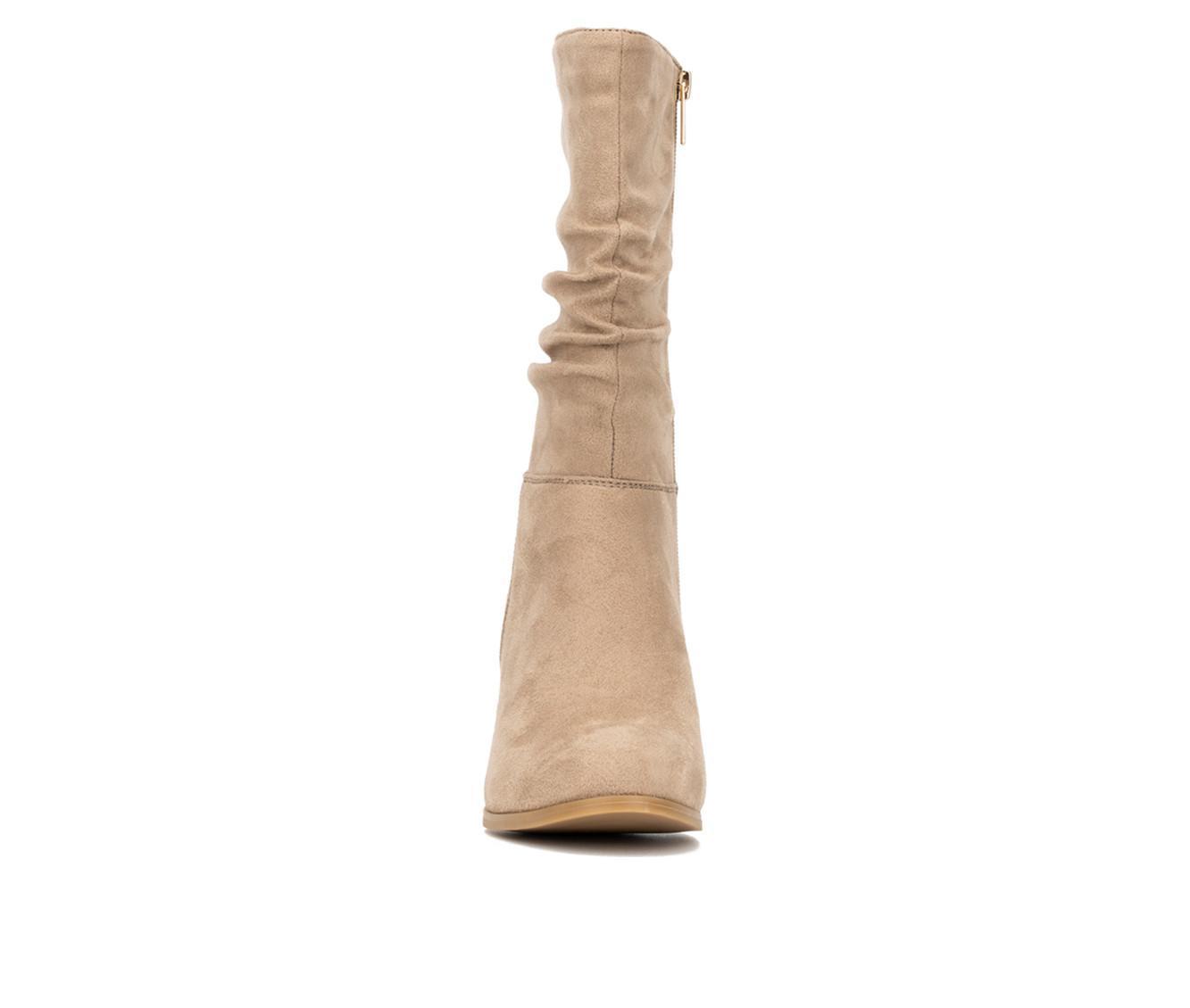 Women's New York and Company Amena Mid Calf Heeled Boots Product Image