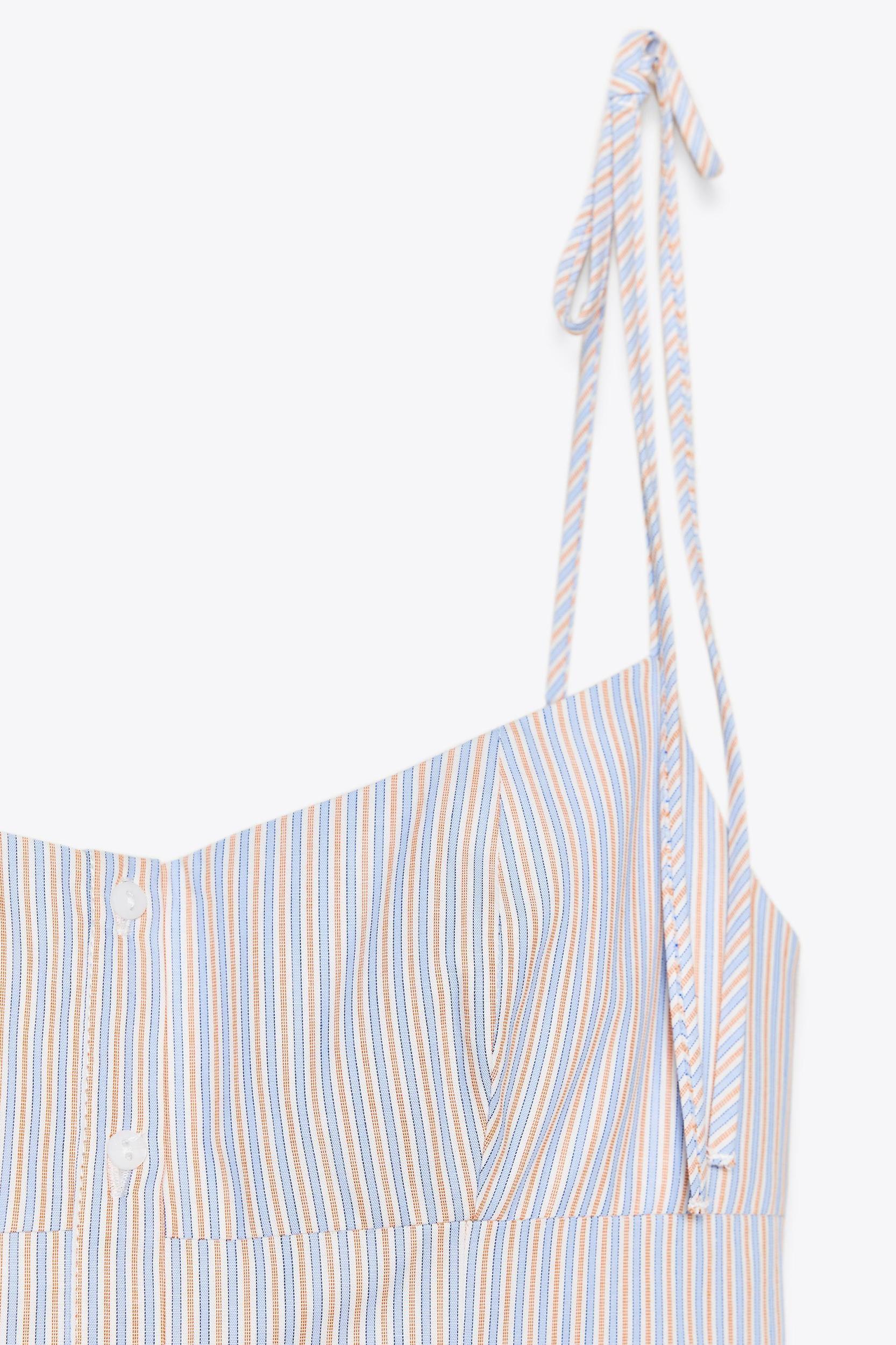 SHORT STRIPED DRESS Product Image
