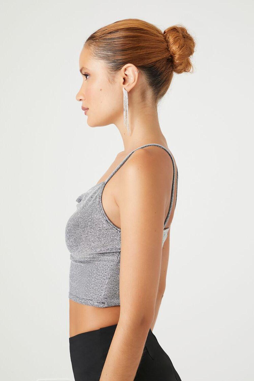 Glitter Knit Cowl Cami | Forever 21 Product Image