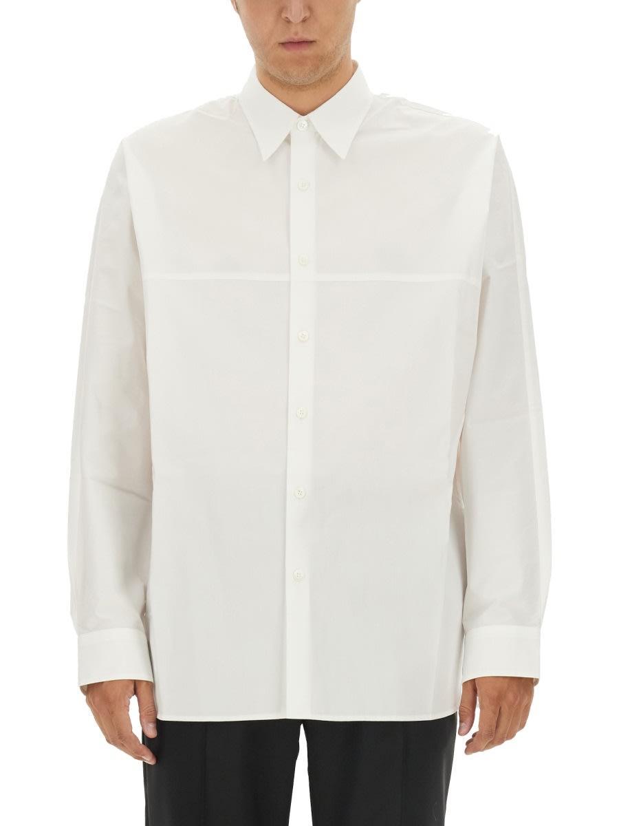 DRIES VAN NOTEN Regular Fit Shirt In White Product Image