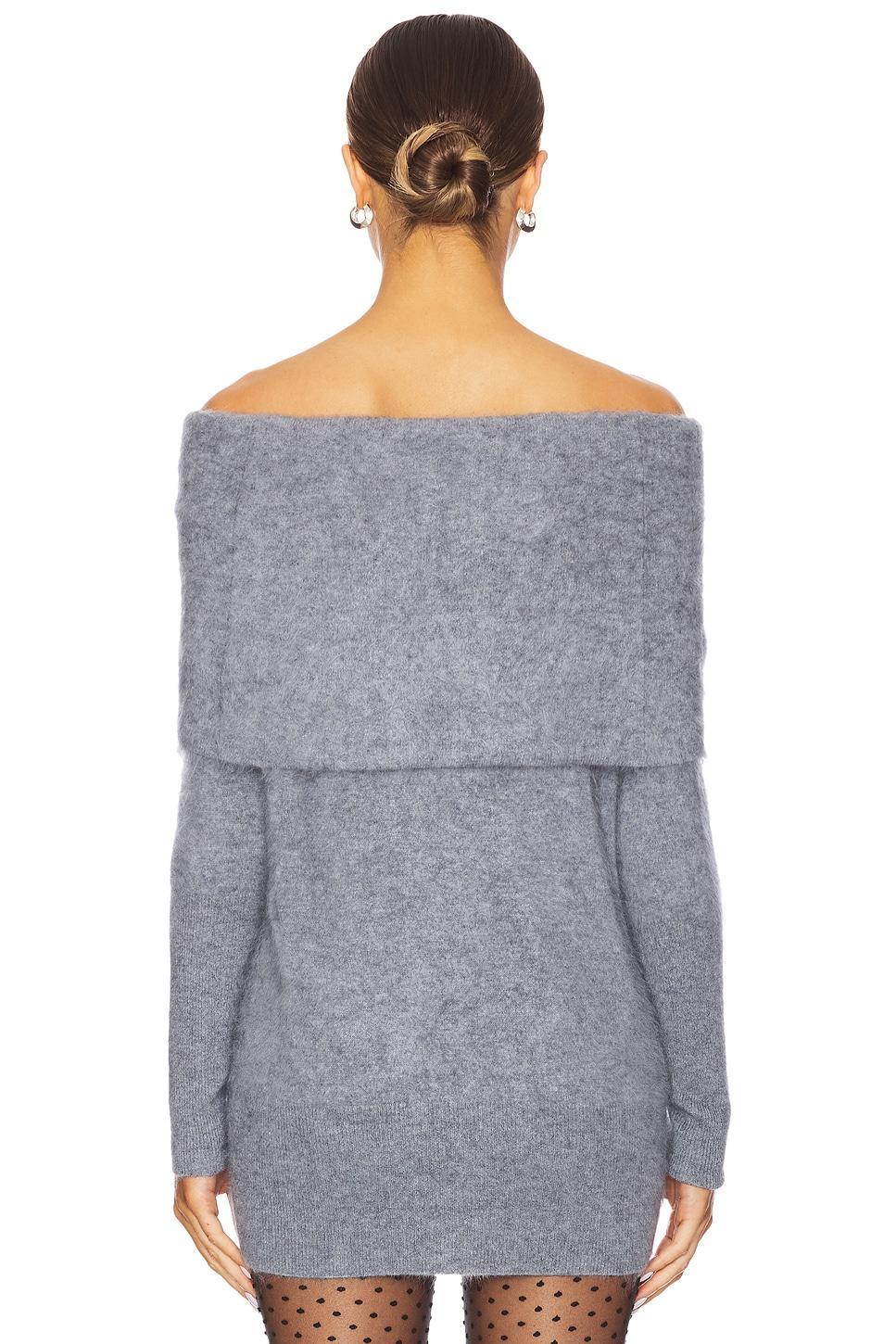 Brushed Slouchy Off The Shoulder Tunic Autumn Cashmere Product Image